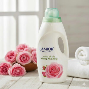 Nước xả vải hương hoa hồng