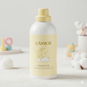 Nước xả vải Lamior dành cho da nhạy cảm - Hương em bé