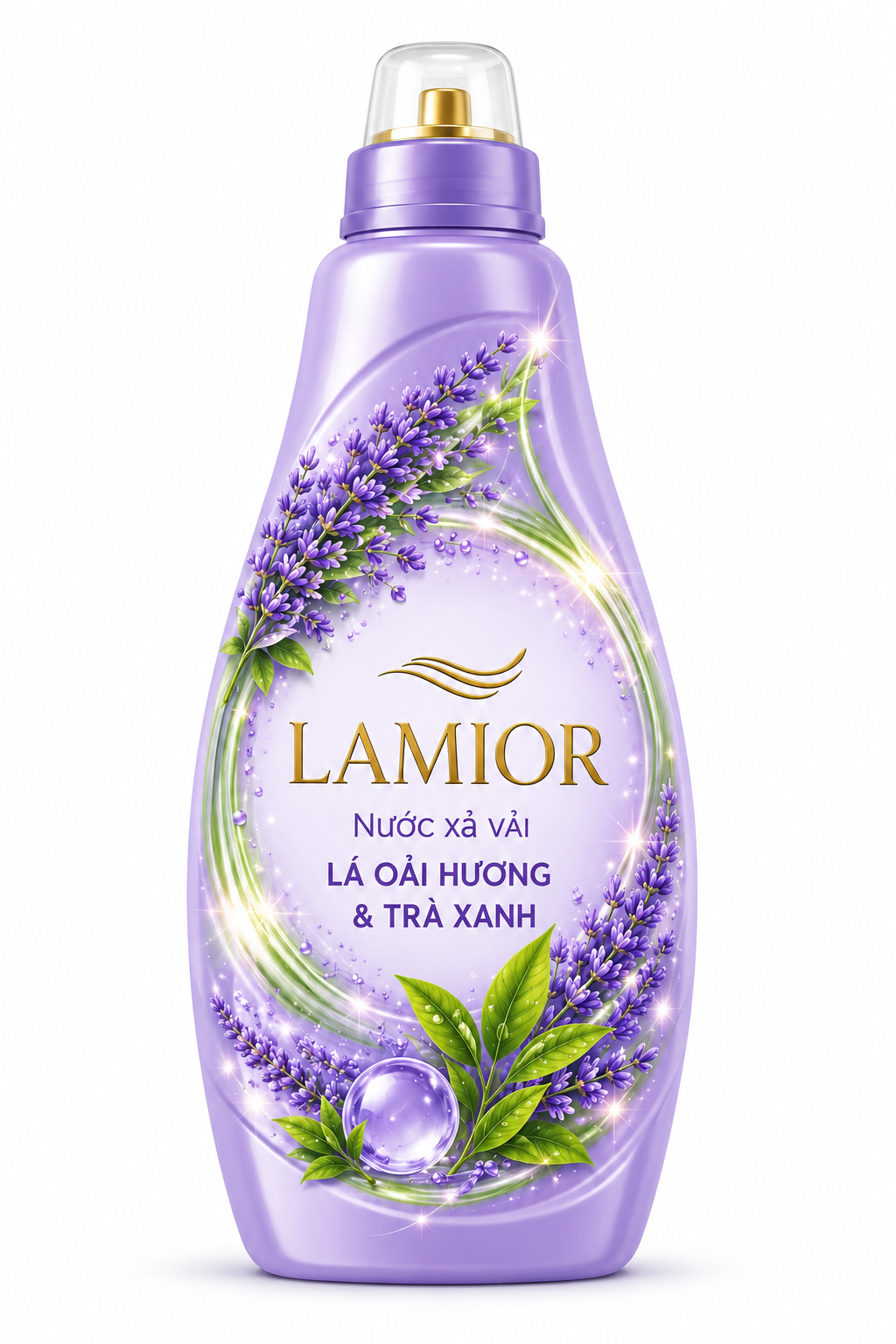 Nước xả vải Lamior hương Lá Oải Hương & Trà Xanh