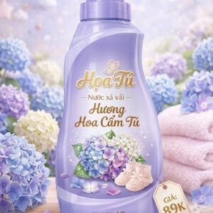 Nước Xả Vải Hương Hoa Cẩm Tú